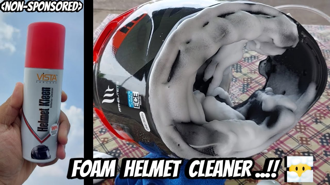 Kya ye HELMET CLEANER SPRAY kaam krta hei.....??? 🤔 || Product Review #youtube #product #review #gg