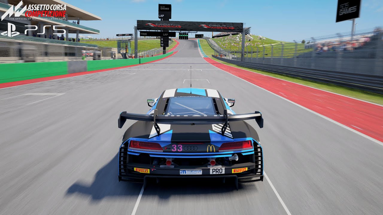 Assetto Corsa Competizione PS5 - Audi R8 LMS GT3 Evo II at Circuit of the Americas [4K]