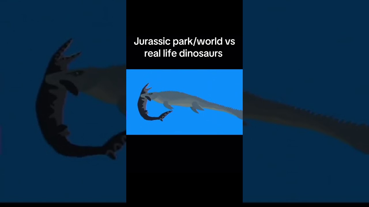 Dinosaur in Reality vs Jurassic park Dinosaur #dinosaur #paleontology #jurassicworld #jurassicpark