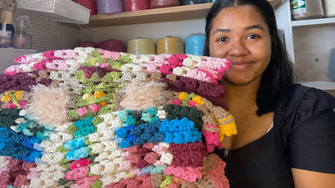 MINHA PRODUÇÃO DE novembro 🧶 | Quantos quilos crochetei, valores, peças e gratidão pelo mês
