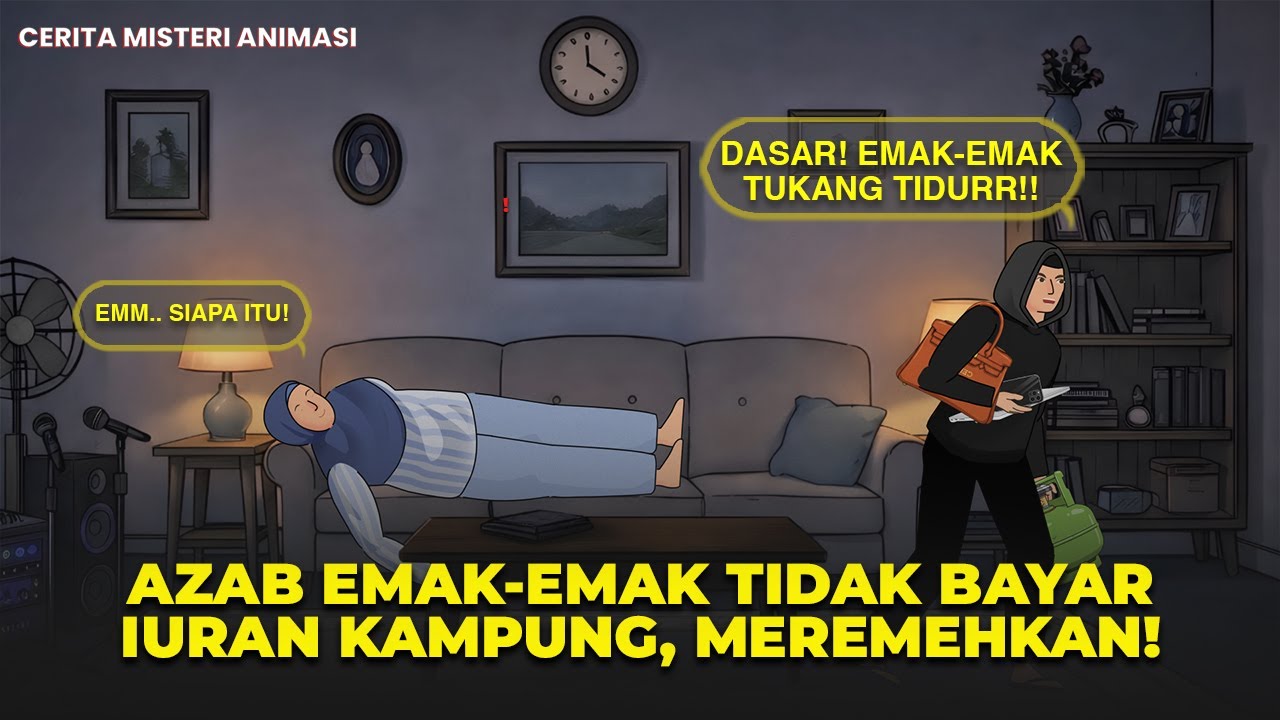 AZAB EMAK-EMAK GA BAYAR IURAN KAMPUNG, SELALU MEREMEHKAN | DRAMA ANIMASI