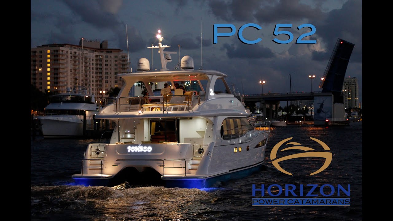 Horizon Yachts PC 52 - Power Catamaran - Speed, comfort and style