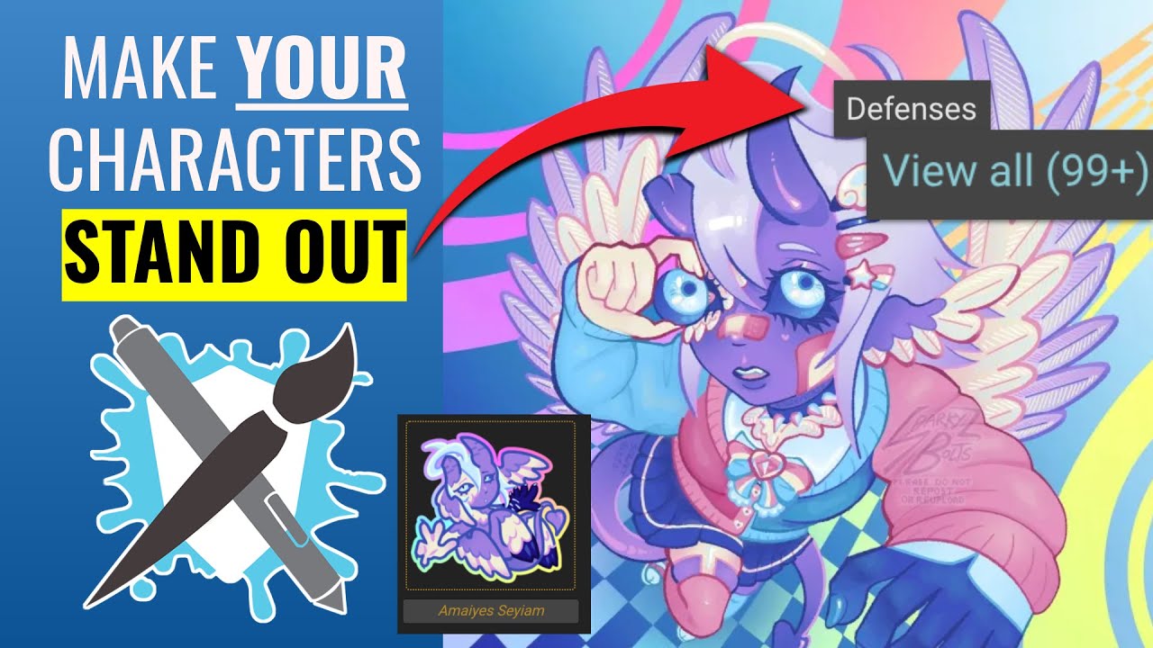 Make YOUR characters STAND OUT on ARTFIGHT!