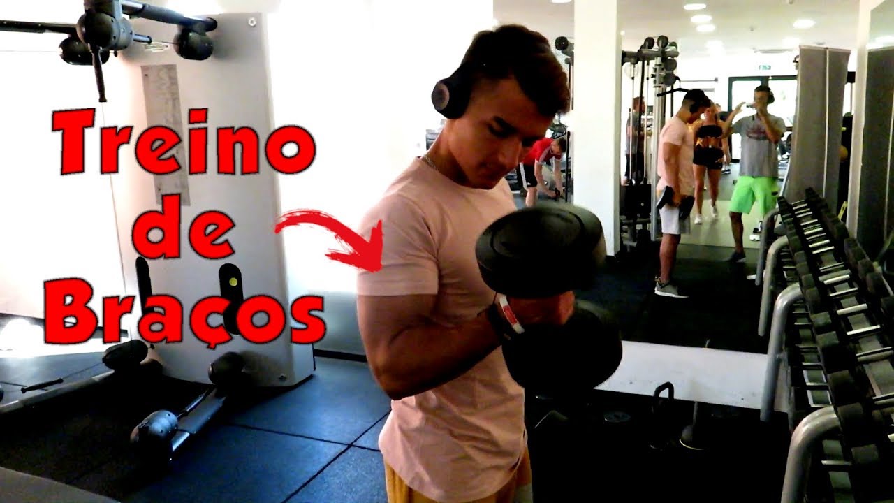 Treino Em Ginásio #3 - Treino De Braços e Abdominal
