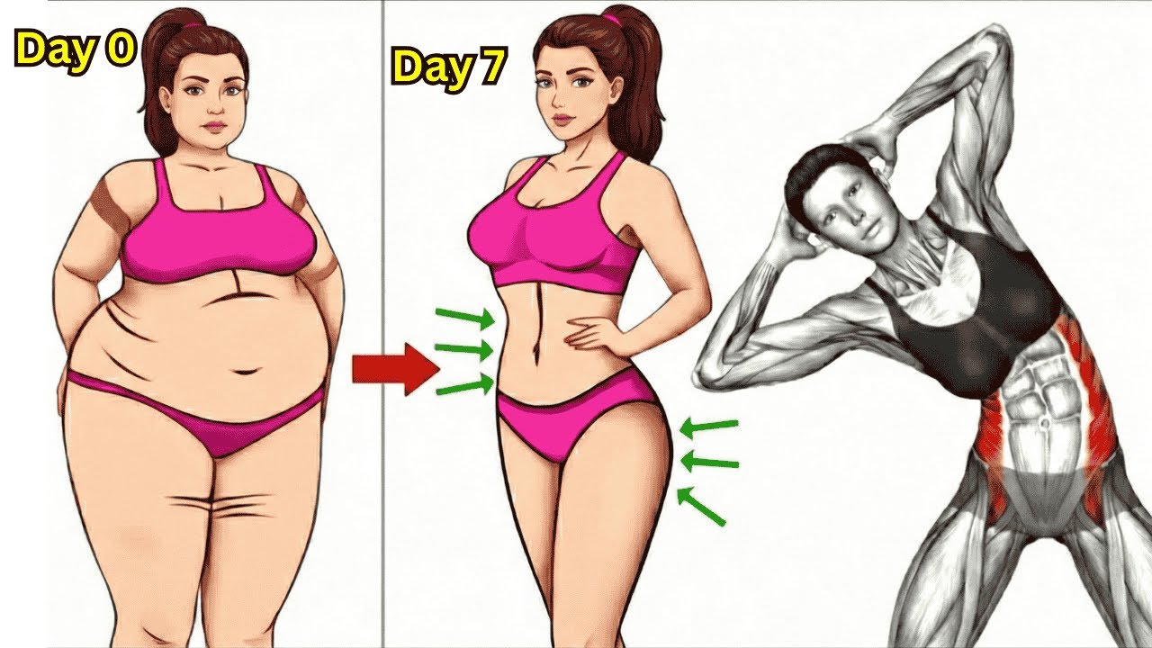 5 Minute Mommy Belly Shred Standing Abs Workout No Crunches