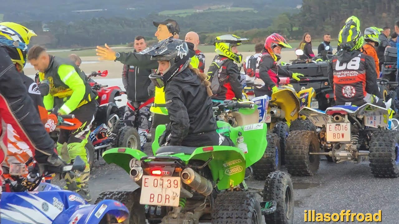 Ruta Foz 2025 Parque Cerrado y salida de motos quads y todoterreno #illasoffroad 