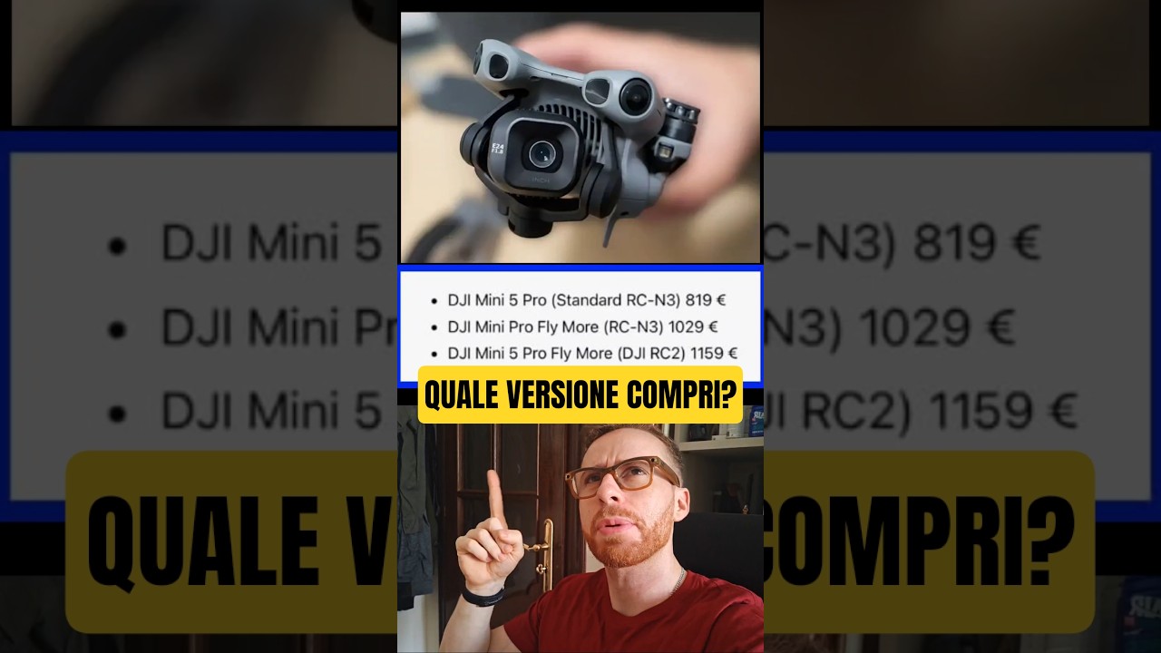 ECCO I PREZZI IN ITALIA DEL DJI MINI 5 PRO!