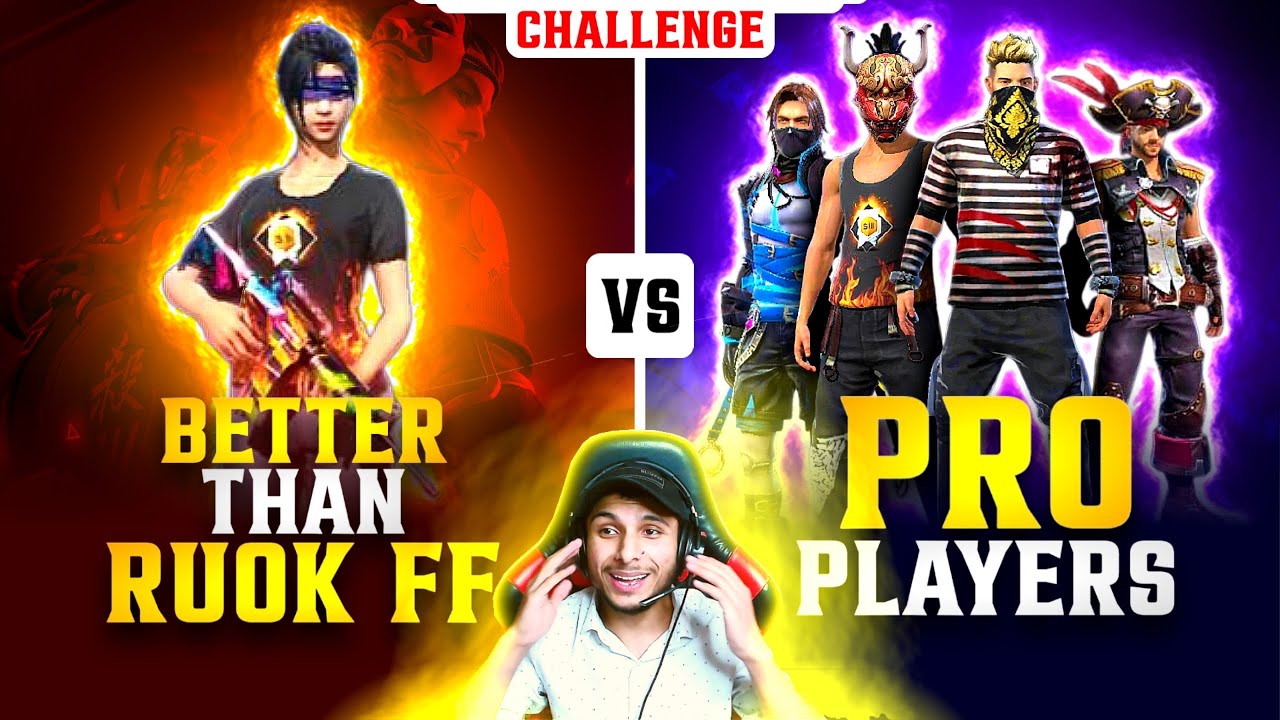 Лучше, чем Ruok FF 😳 против профессиональных игроков - Garena Free Fire