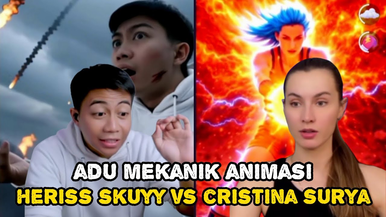 VIRAL‼️ADU MEKANIK ANIMASI, HERISS SKUYY VS CRISTINA SURYA