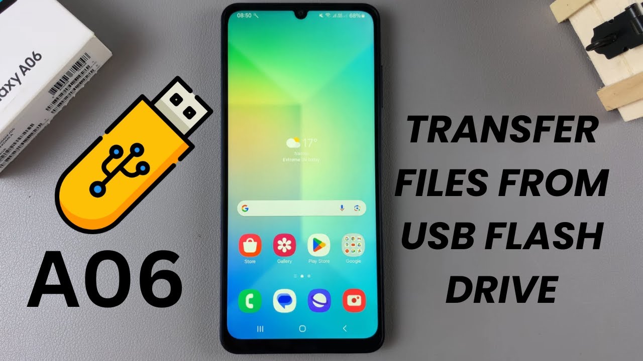 How To Transfer Files From USB Flash Drive To Samsung Galaxy A06