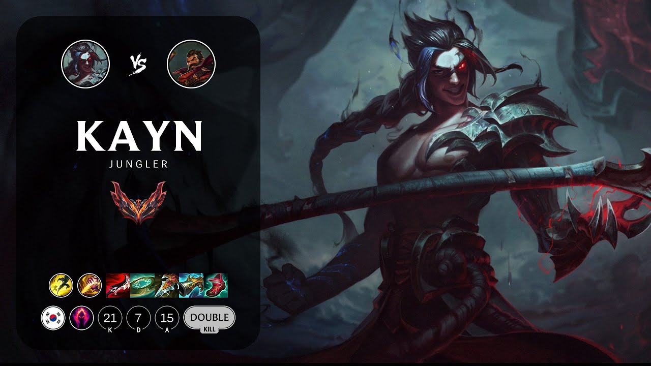 Kayn Jungle vs Graves - KR Grandmaster Patch 13.20