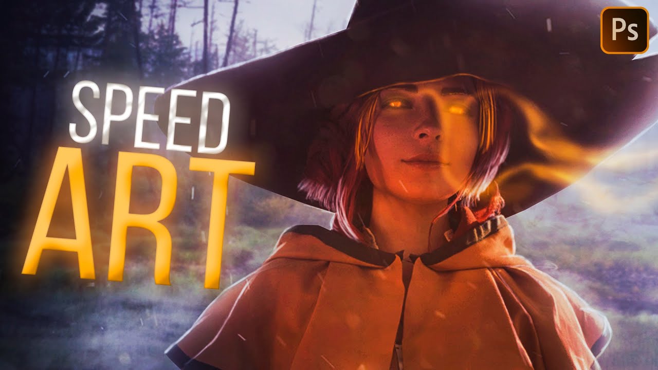 Процесс обработки в Photoshop | Halloween