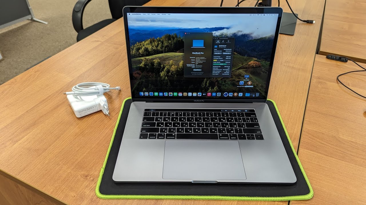 25.05.24 Проверка MacBook Pro 15 2018 i7 16gb 512gb Radeon pro 555x