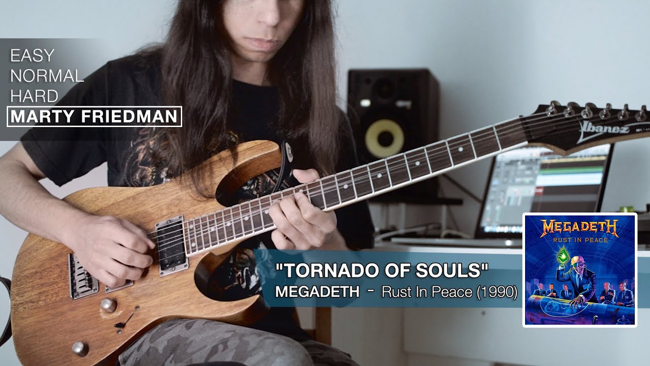 Tornado Of Souls - Megadeth (Solo Cover) | A really tough guitar solo