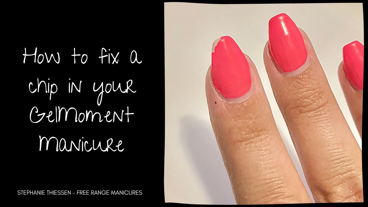 How to fix a chip in your DIY GelMoment Manicure