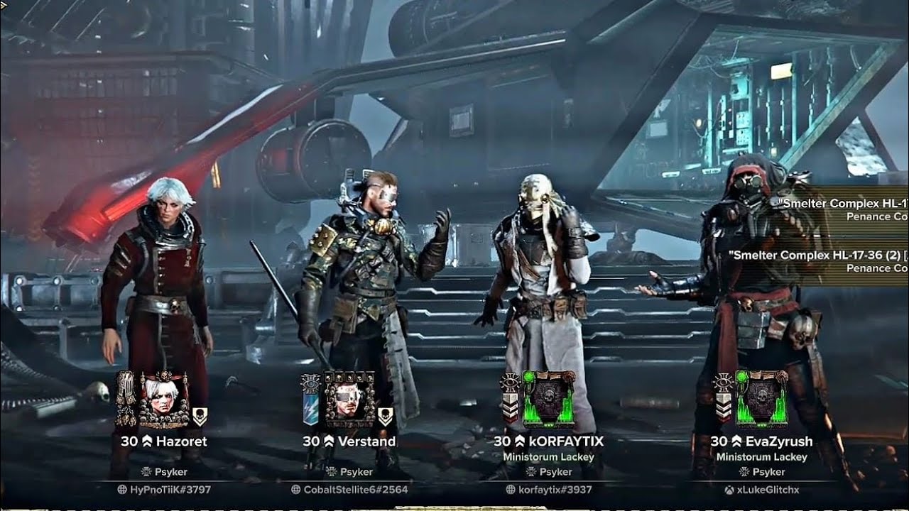 Psyker Squad Dominate One of The Hardest Mealstrom | Warhammer 40k Darktide