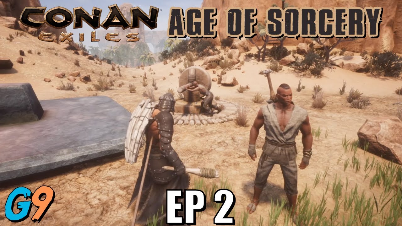 Conan Exiles Age of Sorcery EP2 - Taming Animals and Thralls
