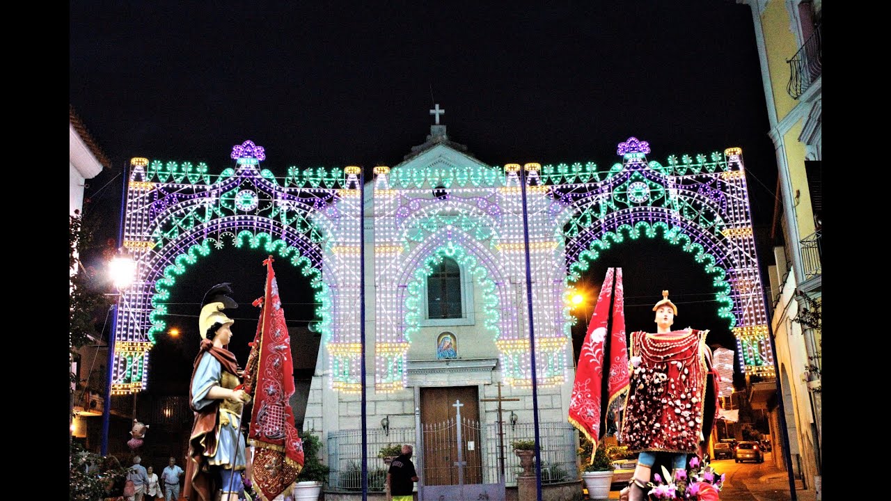Collage video Festa Di San Gavino Martire Camposano  22 agosto 2020