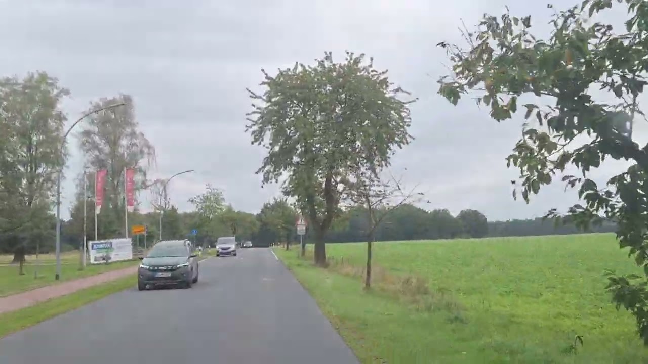 Anfahrt Schneverdingen im Landkreis Heidekreis im Bundesland Niedersachsen in Deutschland