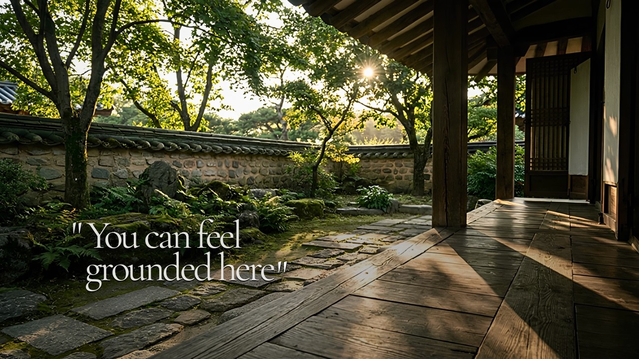 Find Your Center: 432Hz Hanok Ambience | Wind Chimes & Nature Sounds for Inner Stability