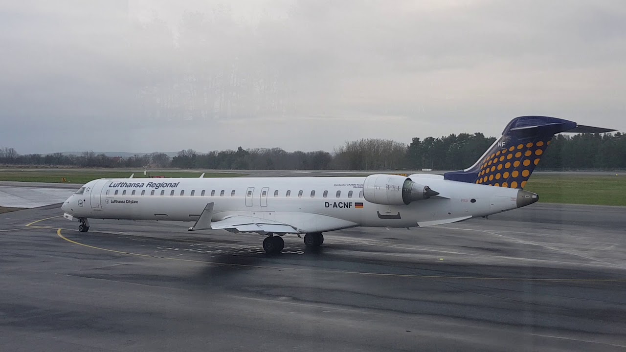 Saisoneröffnung am Flughafen Heringsdorf/ Lufthansa Bombardier CRJ900