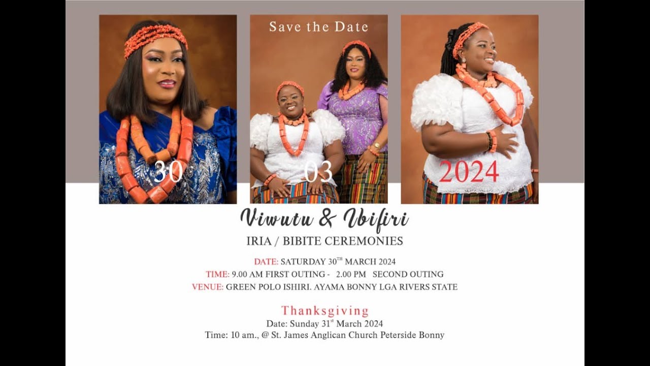 VIWUTU & IBIFIRI IRIA/BIBITE CEREMONIES