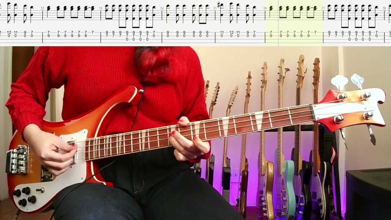 Joy Division - Love Will Tear Us Apart (Bass Cover With Tabs)