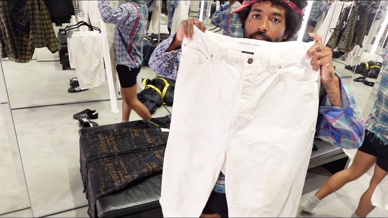 I Tried On $2,000 Jeans at Balenciaga on Rodeo Drive