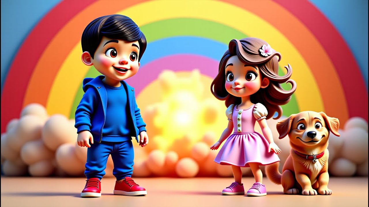 Let's Learn The Colors | Cartoon Animation Colors Song | Nursery Learning | Kids Education