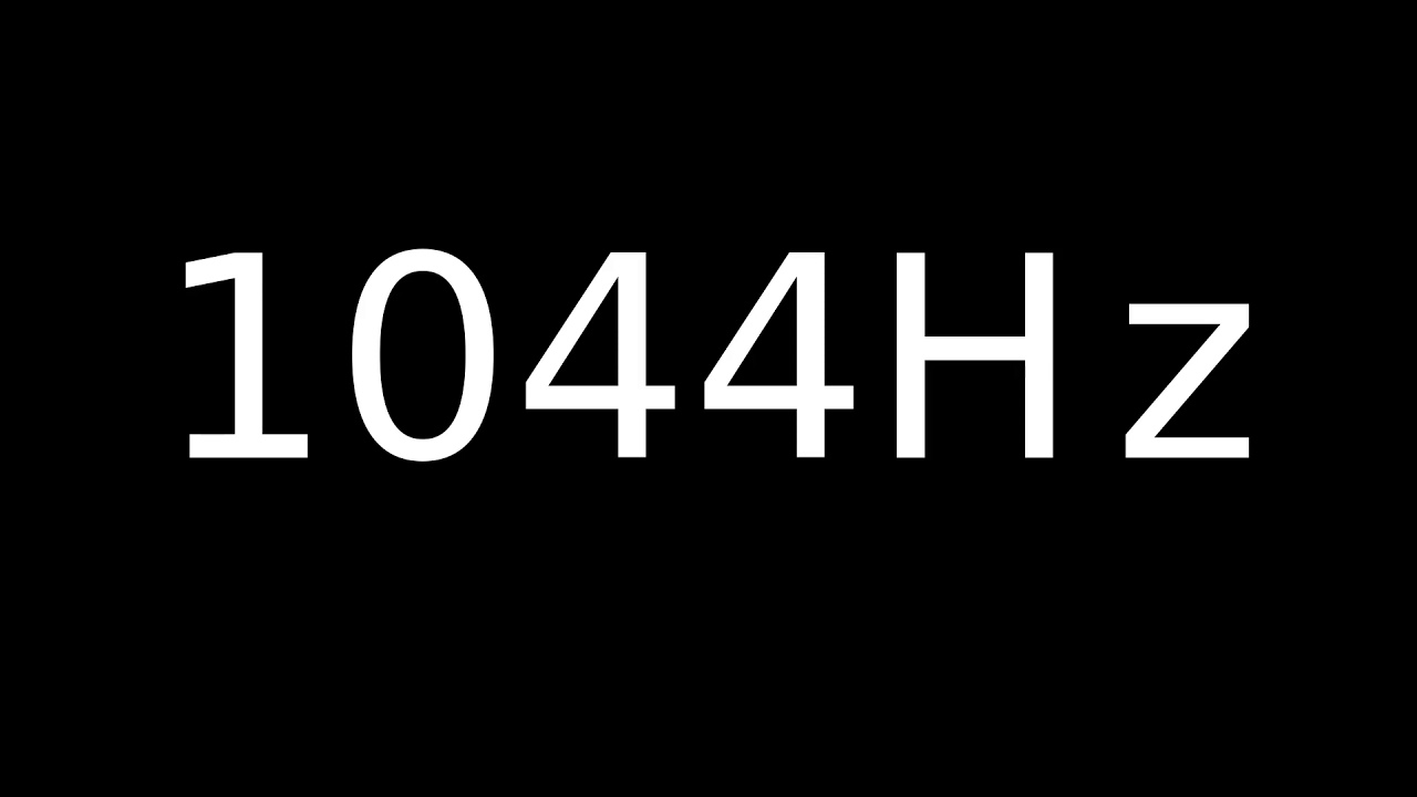 Speaker Sound Test 1044Hz