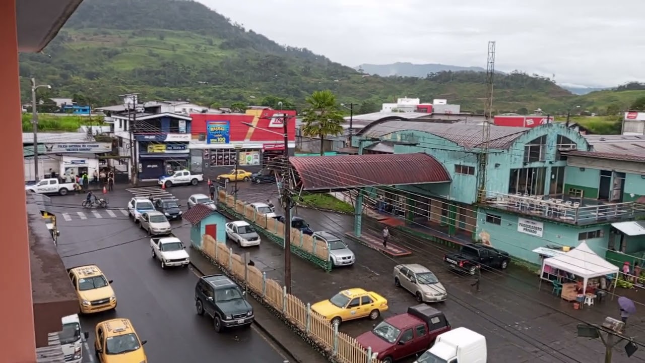 en centro de La cuidad Macas Morana Santiago Ecuador..