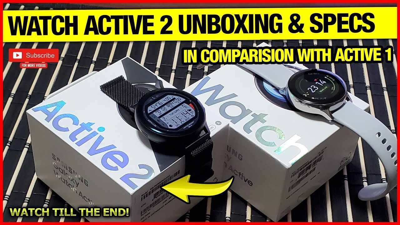 Galaxy Watch Active 2 vs Active 1