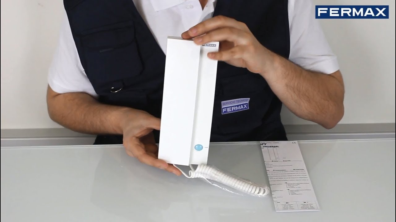 [TUTORIAL] Instalaci&oacute;n Tel&eacute;fono Universal LOFT de FERMAX Ref. 3399