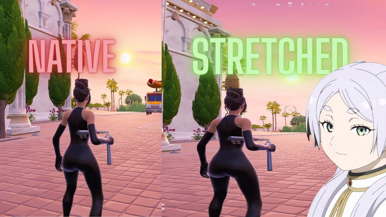(ЛЕГКО) Растянутое разрешение в Fortnite