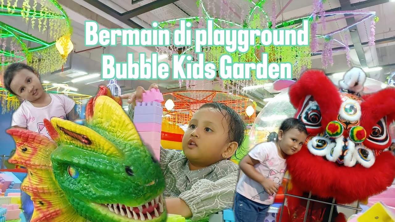 #MINIVLOG4 JENNA HAPPY BERMAIN DI BUBBLE KIDS GARDEN!!! 