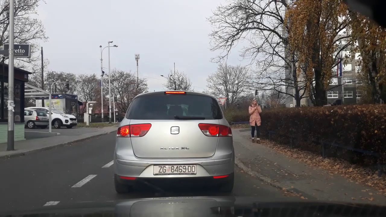 Car drive in Zagreb part 2