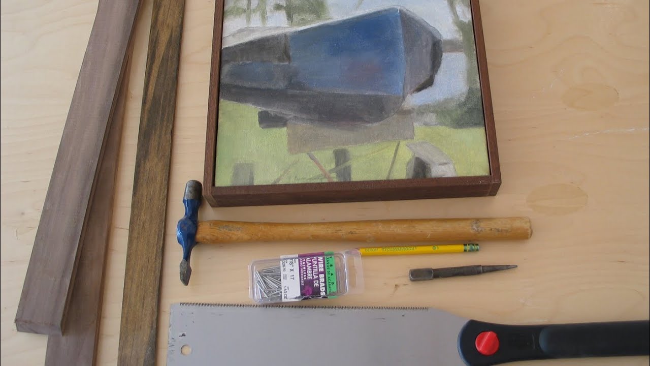 A Simple way to frame your art work, paintings by Jon Peters