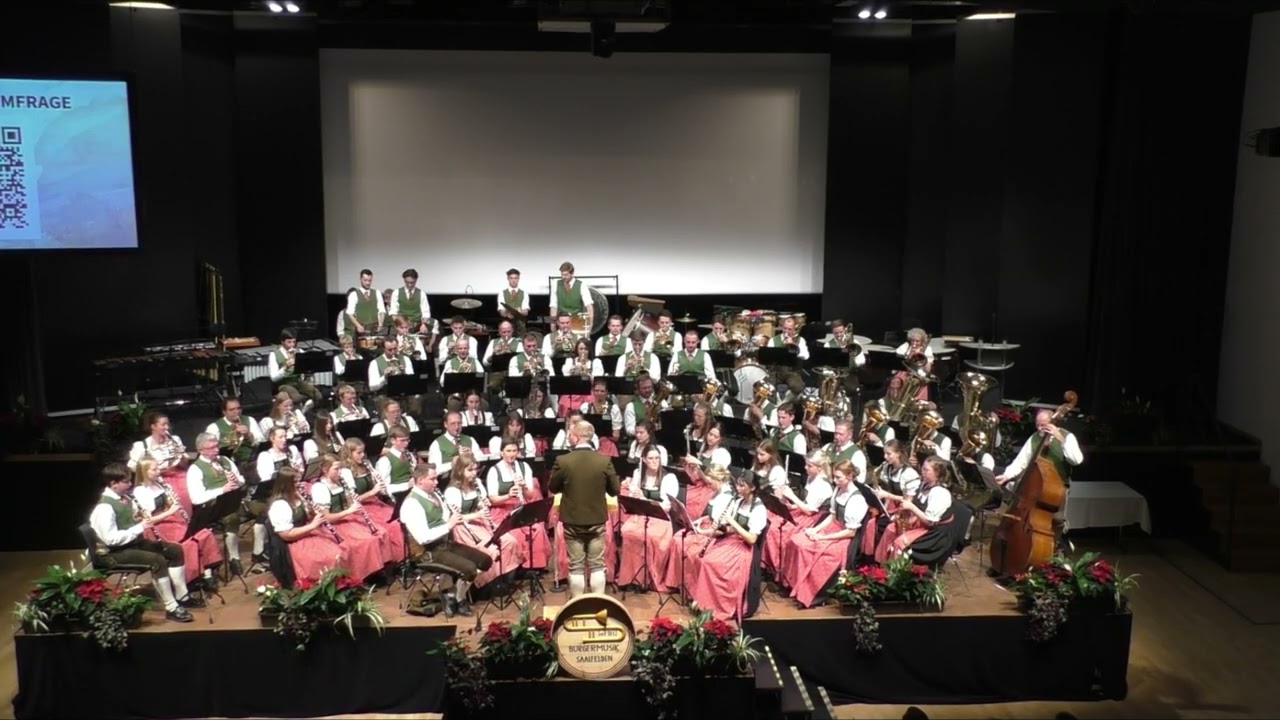 Schönfeld Marsch, Bürgermusik Saalfelden, Cäciliakonzert 2025