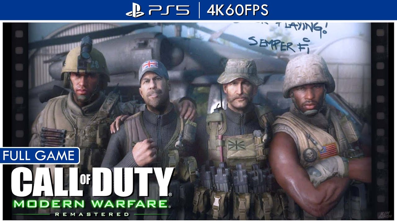 CALL OF DUTY: MODERN WARFARE (Remastered) | PS5 | Full Game (4K 60FPS)