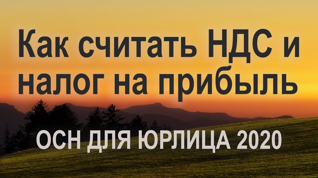 Как считать НДС и налог на прибыль. ОСН для юрлица 2020. #БелыеНалоги2020