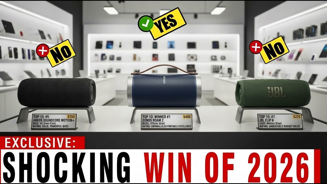Top 5 Best Bluetooth Speakers of 2026 — Party Anywhere, #1 Is a Beast!