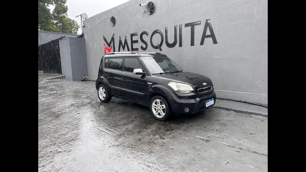 LEILÃO DE VEÍCULOS - KIA SOUL EX 1.6 2011 - PRETO - FLEX