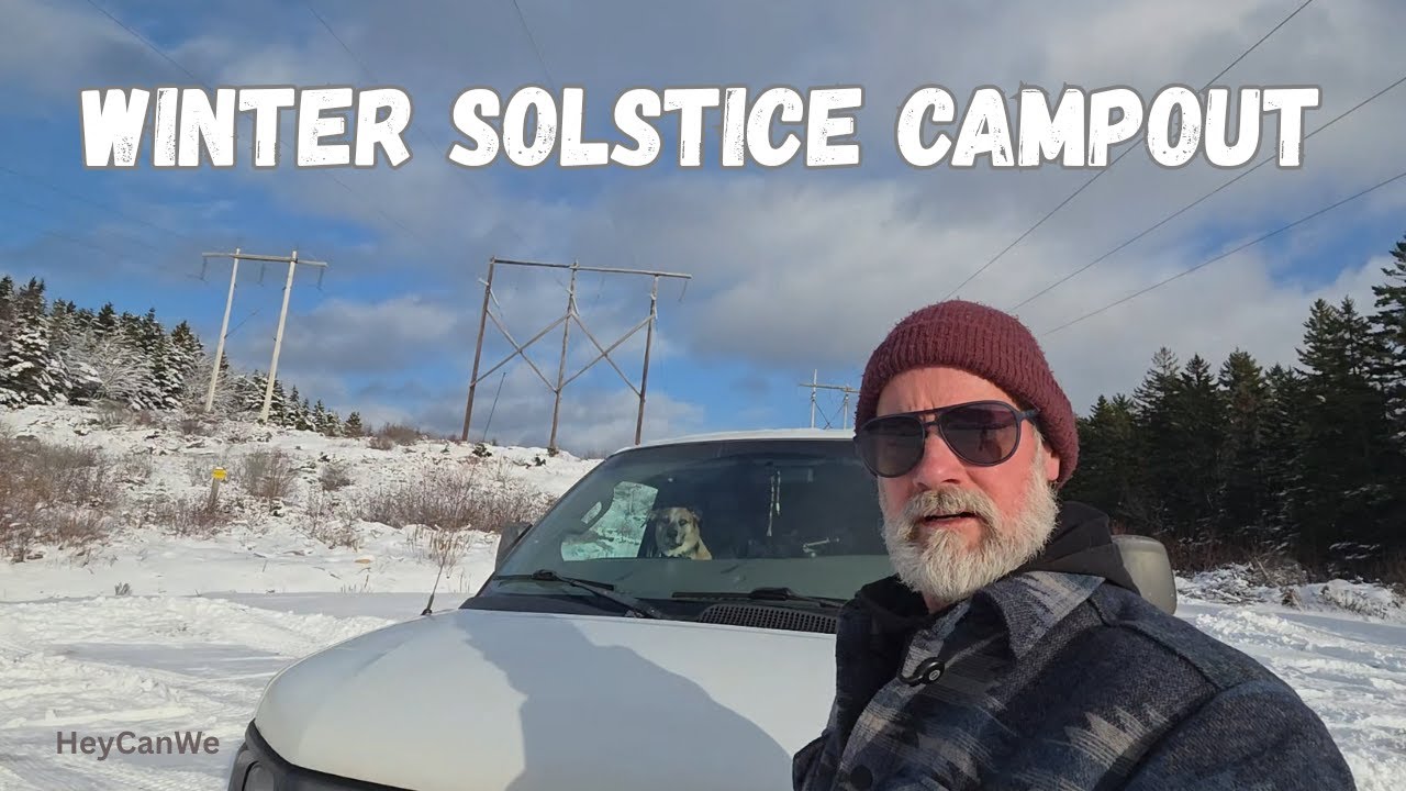 Кемпинг в автодоме и оленина на вертеле... Первый день зимы!