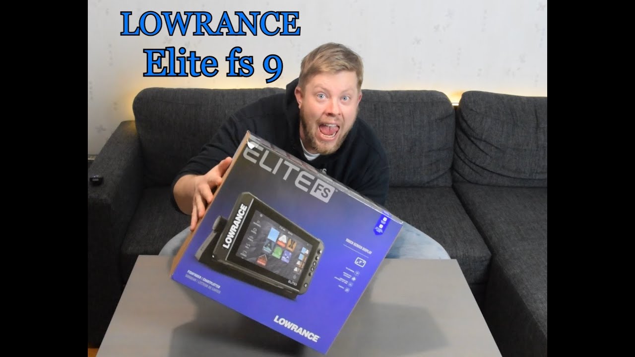 Lowrance Elite fs 9 unboxing