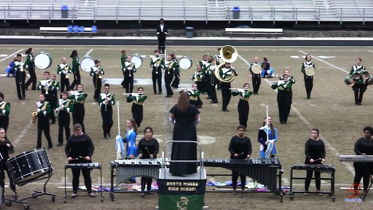 North Moore High School Marching Mustangs at Union Pines 10/26/2019