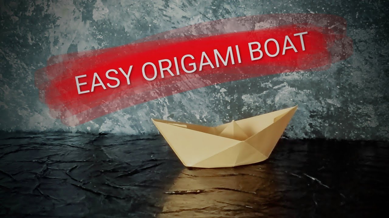 Ręce Niespokojne - ep.6 | easy paper boat - how to make it? #origami 
