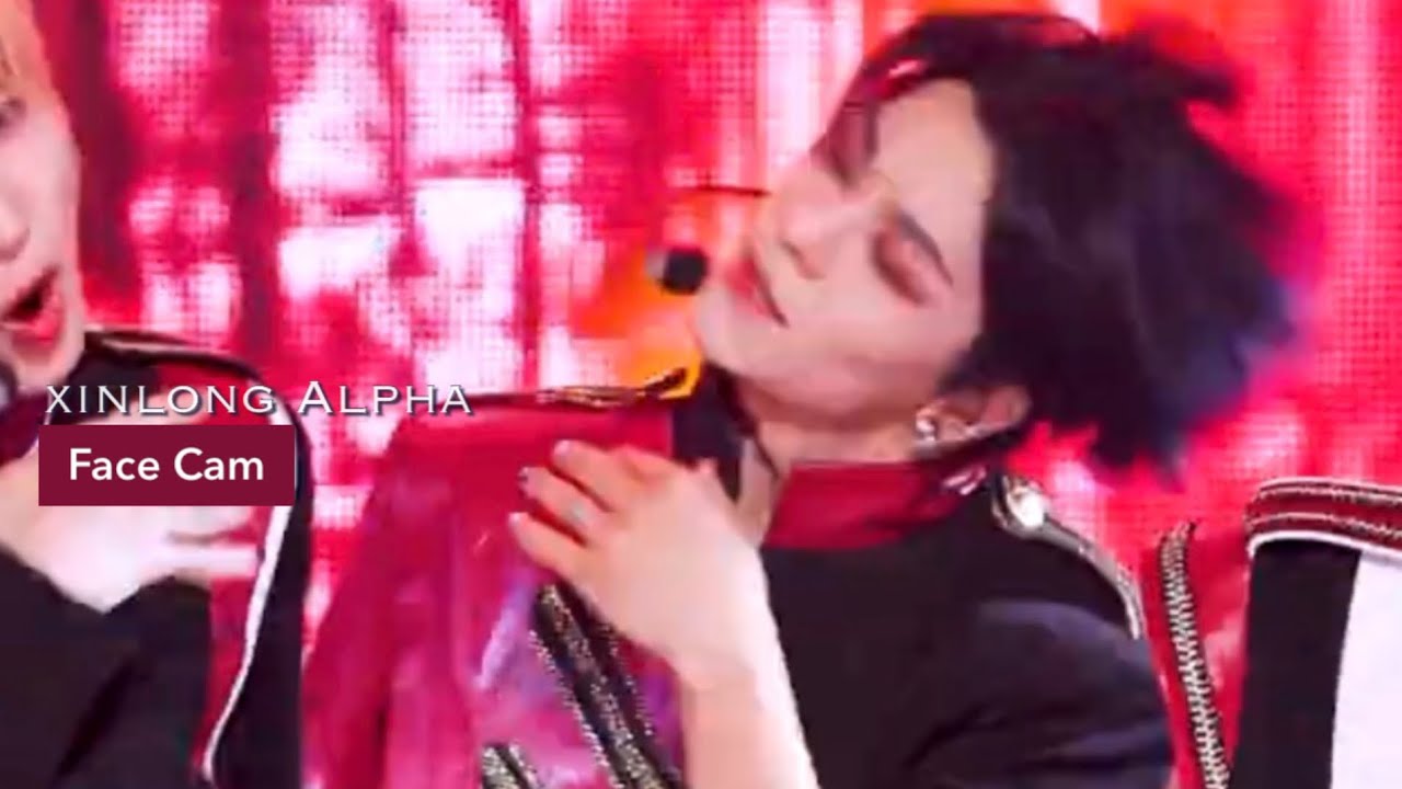 240312 | 씬롱 인기가요 알파 페이스캠 | xinlong inkigayo alpha face cam