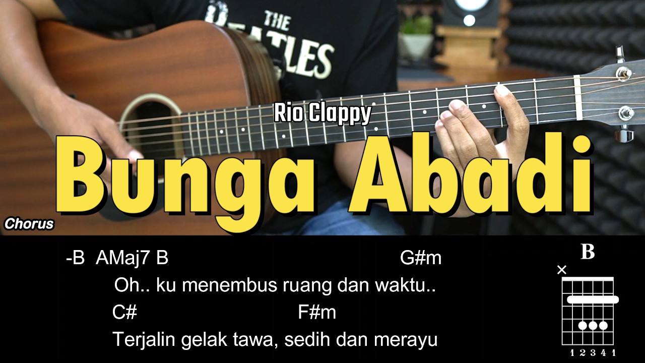 Bunga Abadi - Rio Clappy | Tutorial Chord Gitar Mudah dan Lirik
