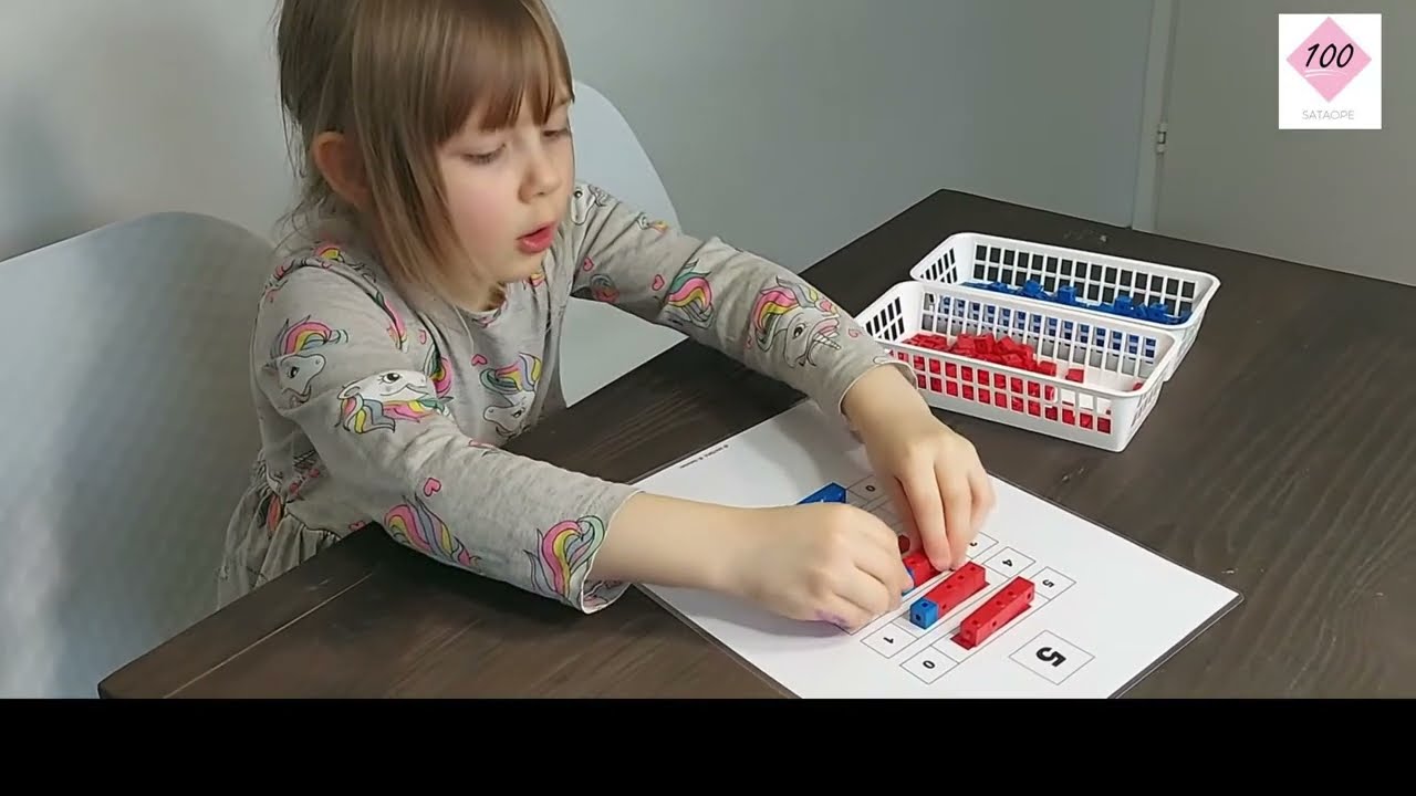 Eskari matikka | 5-vuotias oppii matematiikkaa @sataope