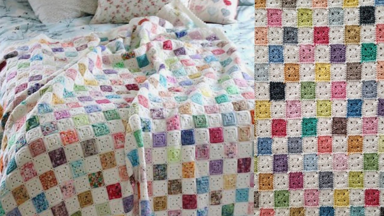 Beautiful Crochet square for Blankets/crochet easy pattern for Beginners 